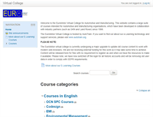 Tablet Screenshot of euromotor.org