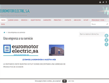 Tablet Screenshot of euromotor.es